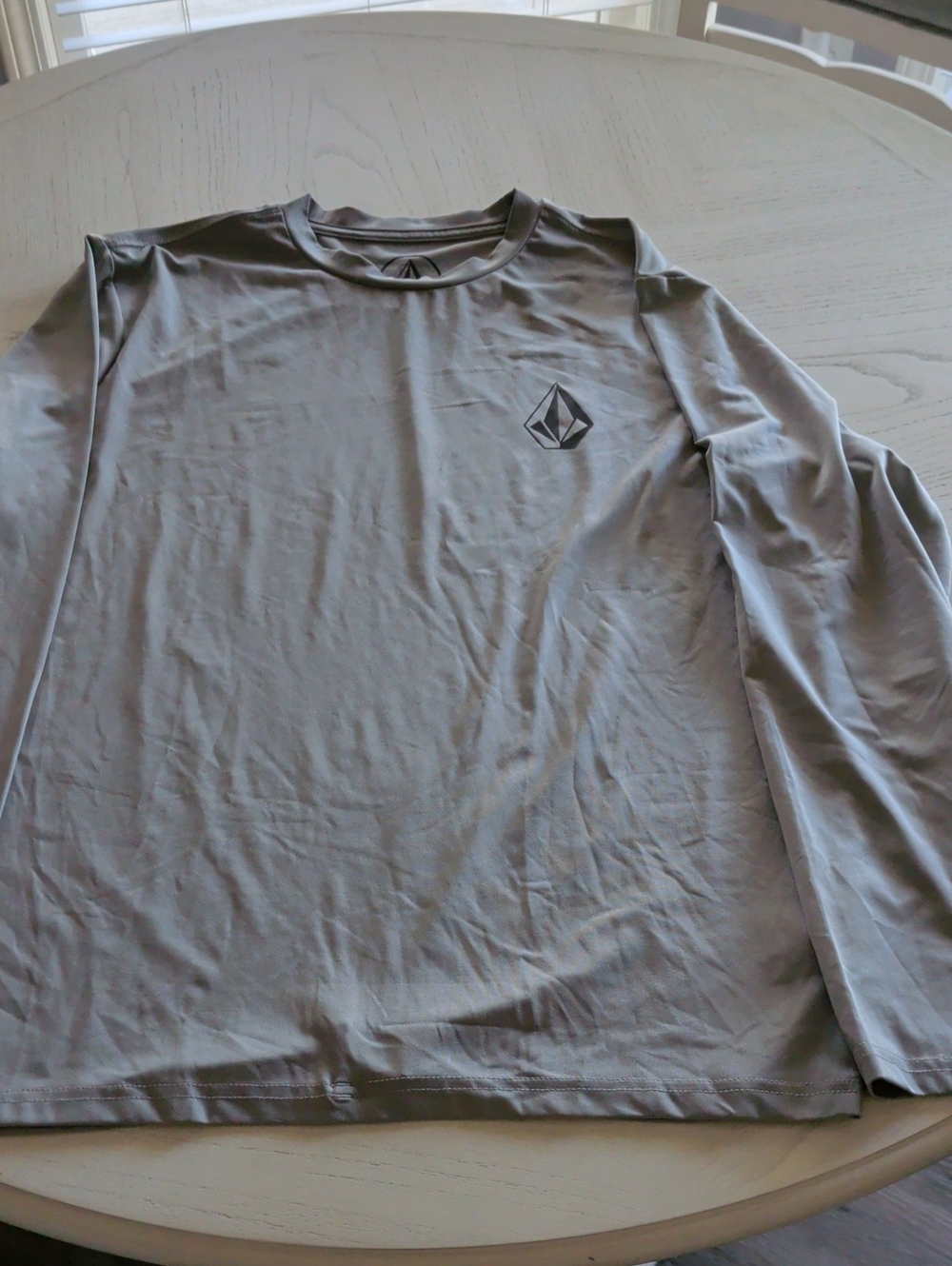Volcom Men’s Long Sleeve Crew Shirt - Gray